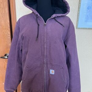 Vintage Carhartt J130 hooded jacket size L